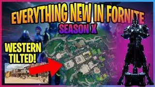 FORTNITE SEASON X (SEASON 10) NEW TILTED TOWERS, NEW MAP, NEW VEHICLE