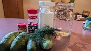 Canning Pickles One Quart at a time 🥒🥒