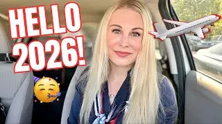 New Year RESET! Flight Attendant Life ✈️&hearts;️ 2026 Goals!