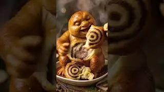 Funny Fruit Cake Eating Itself 🎂😂 | Creative Food Animation | Short Video