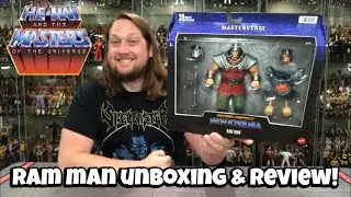 Ram Man Masterverse Masters of the Universe Unboxing & Review!
