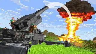 BUILDING the STRONGEST CANNON in Minecraft Create...