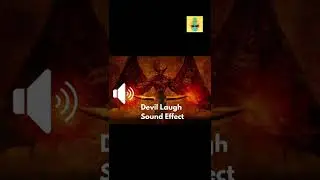 Devil laugh sound warning Scary