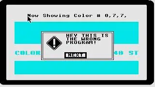 ATARI ST BUGS JOKE PRANK GAGS GAME DEMO By Greg Hess