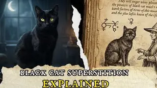 The TRUE ORIGINS Of The Black Cat Superstition