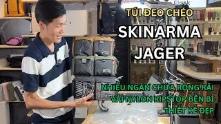 Tr&ecirc;n tay t&uacute;i đeo ch&eacute;o cao cấp SKINARMA Jager: Đẹp, nhiều ngăn chứa, chất liệu vải bền bỉ