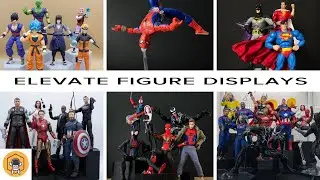 ELEVATE FIGURE DISPLAYS!! - The Ultimate Action Figure Flight Stands For ANY 6-8” Collection