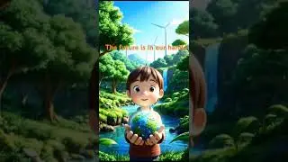 The future is in our hands, our kids hands. Be sustainable, stop climate change. #savetheplanet #eco