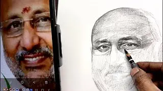 Live portrait maker | Art vlog | Studio Vlog | Sketch Artist | Sketching Portrait Maker 🖌️🎨🎨