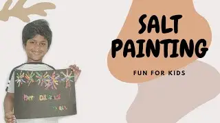 Salt Painting for kids/Diwali special art 2020 #howzsiddhu #easyartforkids #funwithart #Diwali2020