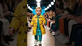 Mini Model Magic: Baby's Runway Debut! #BabyModel #RunwayMagic #AdorableFashion