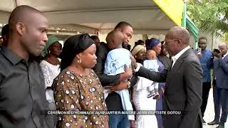 INTERGRALITE D'HOMMAGE AU QUARTIER MAITRE JEAN BAPTISTE DOTOU DECEDE DANS LE COUP D'ETAT DEJOUE