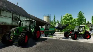 LS22 Rehbach #1: Kuhfutter vorbereiten und Felder WALZEN | LS Silent Let's Play