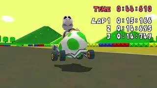[MKDS] SNES Mario Circuit 1 - Wi-Fi Strat World Record by Taiga - 0:44:610