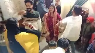 Cute family dance