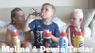 Barnen testar (nya?) Choklad drycker