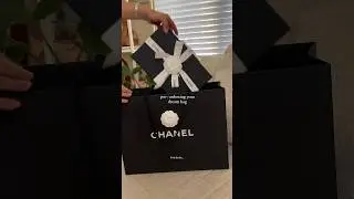 chanel mini square flap unboxing #shorts