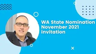 WA State Nomination 2021 I Invitations, criteria