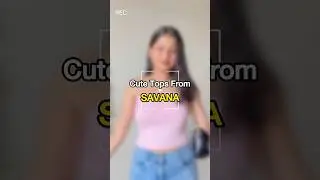 Cute Crop Tops #shortsviral #shortsfeed #feedfeed #haultrend #haulvideos #savana #savanatops