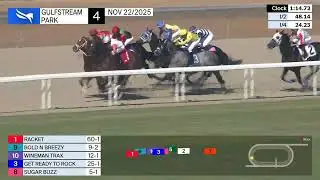 Gulfstream Park, 22 ноября 2025 г., гонка 4