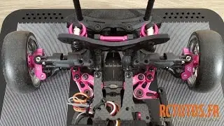 Sakura D4 RWD Direction et fusées alu BOOM Racing Installation  - RC DRIFT - RCTutos #112