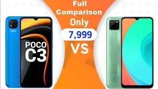 Poco C3 Vs Realme C12 Comparison | Best Gaming & Camera Mobile Phone Only 7999