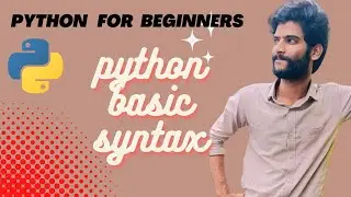 Basic syntax of python | print function in python