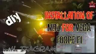 installation of MDL for VEGA FORCE FI | DIY | with diagram