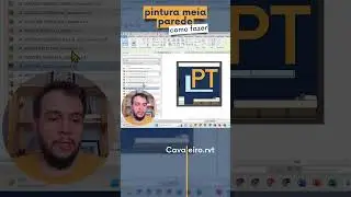 PINTURA MEIA PAREDE NO REVIT