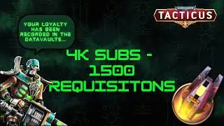 1500 Requisition Pulls! 4k subscribers celebration and 60 Laviscus shard competition.