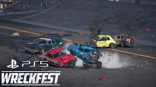 Wreckfest (PS5) MADMAN STADIUM #ps5 wreckfestcrashes wreckfestgameplay
