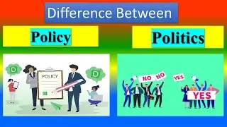 Difference Between Policy and politics