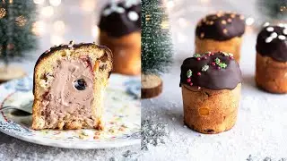 Ice Cream Stuffed Mini Panettone