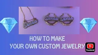 Name Earrings (Bamboo Earrings)