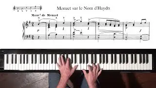 Ravel “Menuet sur le nom d’Haydn” P. Barton FEURICH piano
