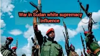 Amerikkka & Russia  influenced another proxy war in Sudan black people dying 4 Caucasian interest