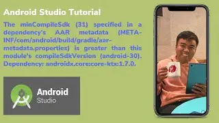 How To Fix: The minCompileSdk (31) specified in a dependency's AAR metadata Android Studio (MALAY)