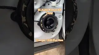 Замена штатной акустики на DL Audio Python 165 Comp #automobile #subwoofer #bass #dl