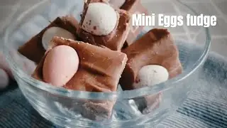 Easy microwave mini eggs fudge recipe