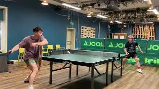 Rob Cowling vs Doug Corbin practice match 2 