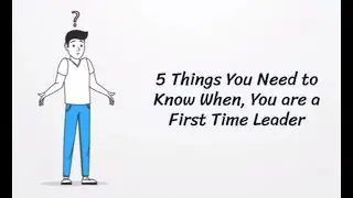 5 Things For First Time Managers