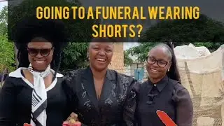 They went to a funeral wearing like this? No I judged them...
