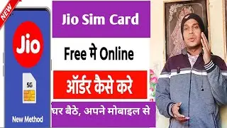 Jio Sim Order Online Free !! Jio Sim Card Online Order Kaise Kare !! Jio Sim Home Delivery