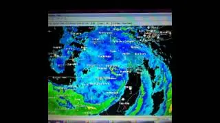 Radar of Hurricane Sandy October 29th 2012