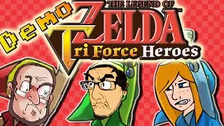 Игровой процесс Legend Of Zelda Tri Force Heroes (первые впечатления от 3DS)