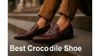 👞 Обзор классических туфель-оксфордов Enzo Romeo ODN с принтом под крокодиловую кожу &ndash; стиль и ст...
