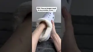 #cozy #plush #cozysocks #winter #warm #trend #crocs #socks #fyp #viralvideo