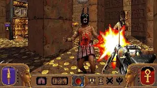 Exhumed PC MS-DOS Intro & Gameplay