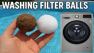 Easiest Way to Clean Pool Filter Balls!