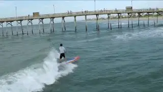 SUP Surfing and Fishing the Crystal Coast